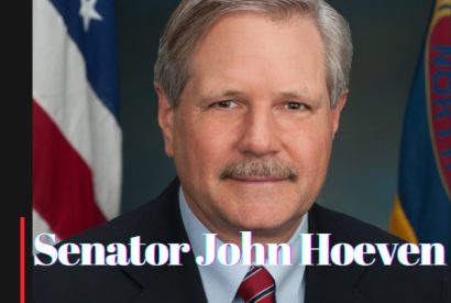 Photo of podcast guess Senator John Hoeven