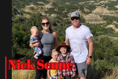 Photo of podcast guest Nick Senne with family